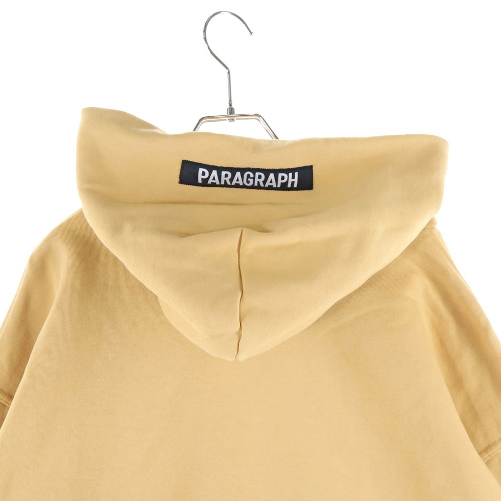 Paragraph(パラグラフ) STAR CITY HOODIE フロントアームプリント スウェット プルオーバーパーカー ブラウン