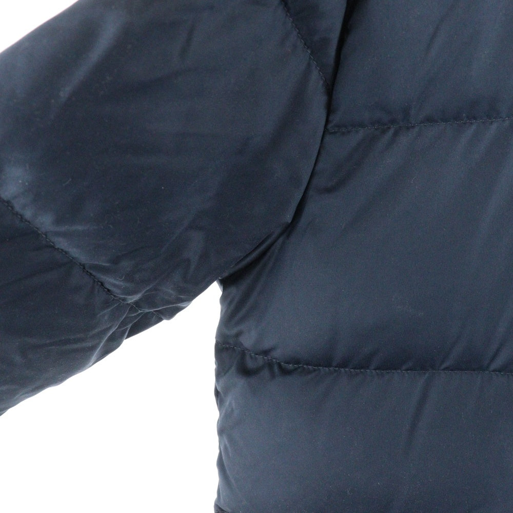 PATAGONIA(パタゴニア) GIRL'S DOWN PARKA ガールズ ドント 胸ロゴデザイン フーデッド ジップアップ ボア ダウンジャケット ネイビー 68270FA18