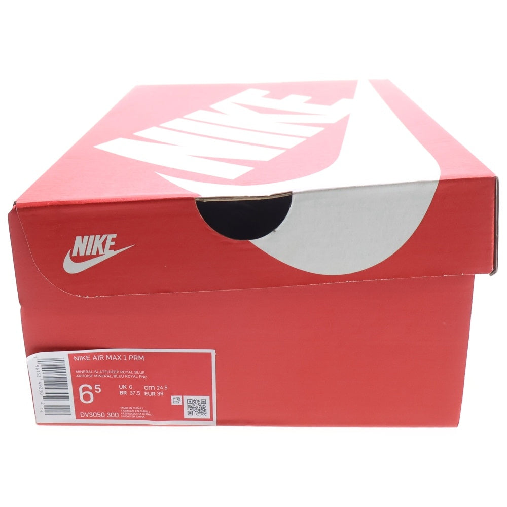 NIKE(ナイキ) AIR MAX 1 PRM DIRTY DENIM エアマックス ダーティ デニム ローカットスニーカー インディゴ US6.5/24.5cm レディース DV3050-300