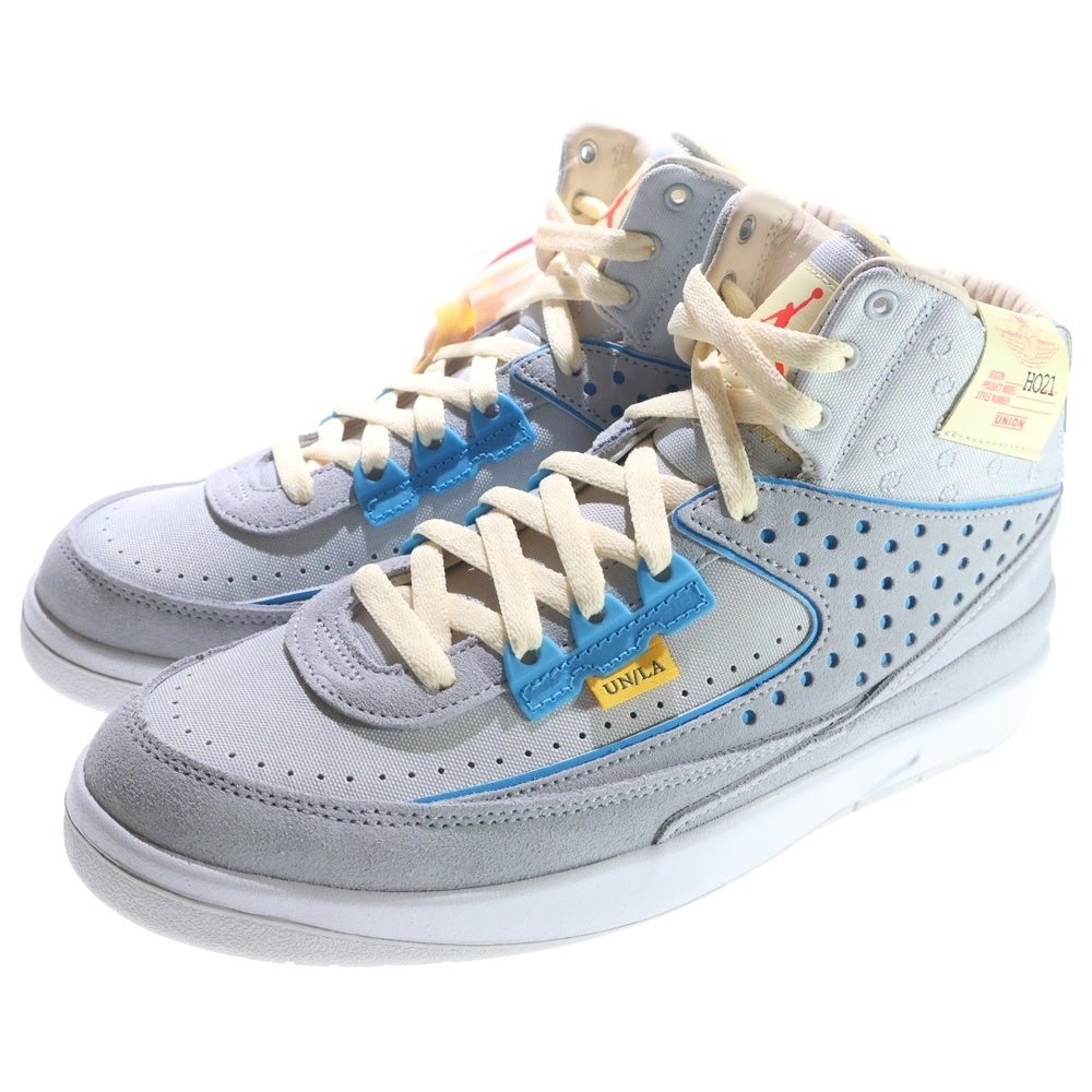 NIKE(ナイキ) ×UNION AIR JORDAN 2 ユニオン エアジョーダン2 ローカットスニーカー グレー US7/25cm DN3802-001