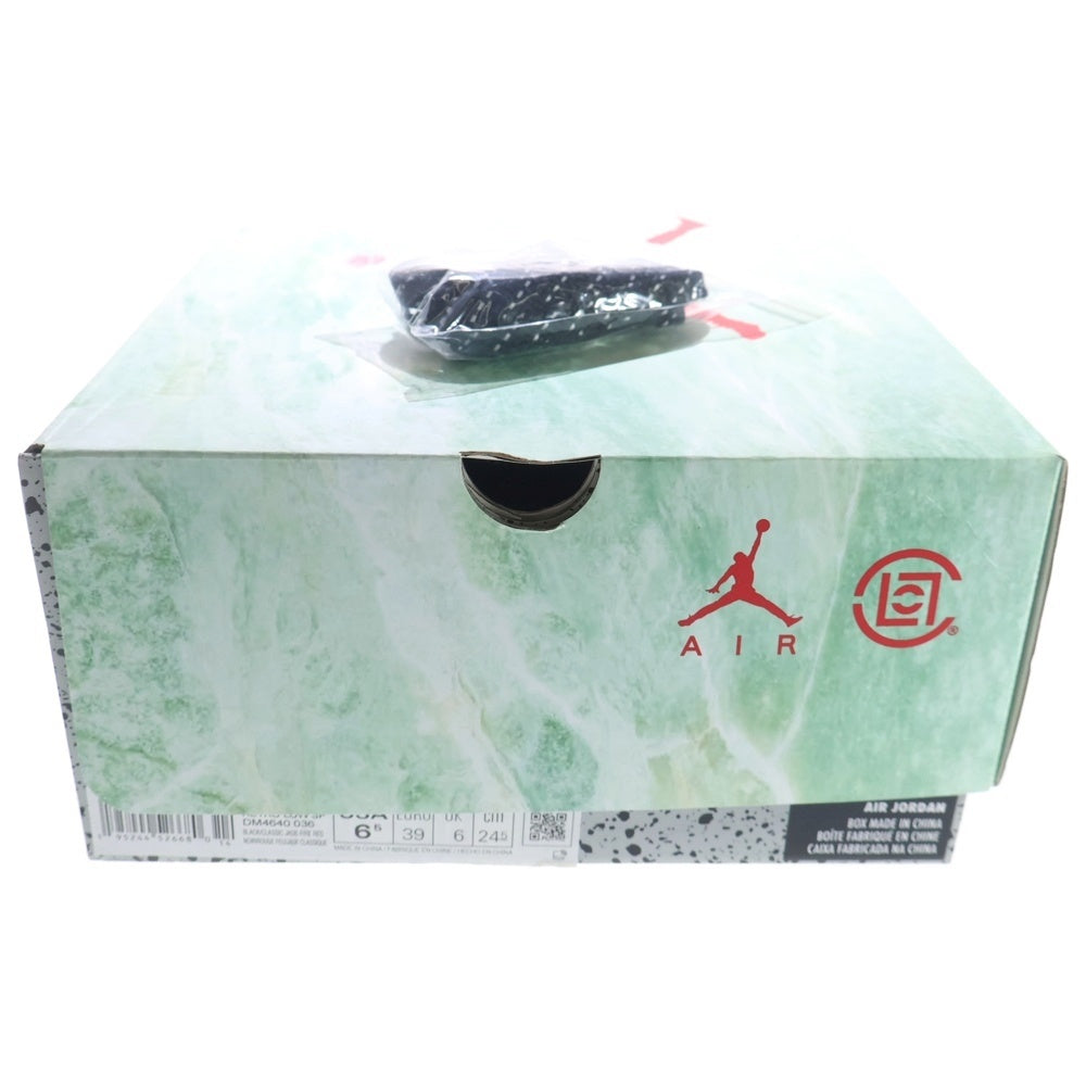 NIKE(ナイキ) ×CLOT AIR JORDAN 5 RETRO LOW SP クロット エアジョーダン 5 ジェイド ローカットスニーカー ブラック レディース US6.5/24.5cm DM4640-036