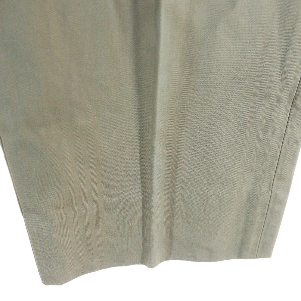 NUMBER (N)INE(ナンバーナイン) 宮下期 裏地タータンチェック柄 リフレクション ストライプ スラックスパンツ