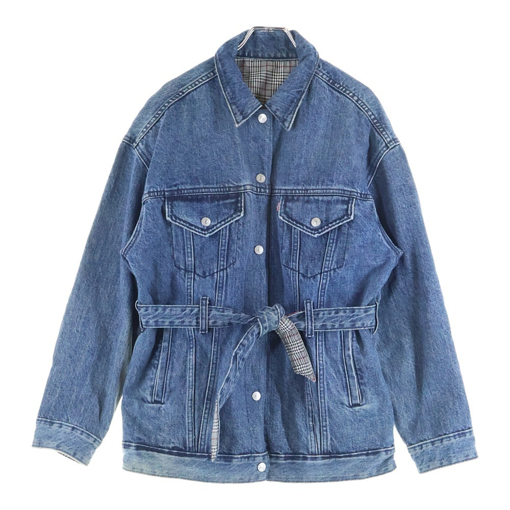 Levi's(リーバイス) リバーシブル チェック デニムジャケット インディゴ 84684-0000