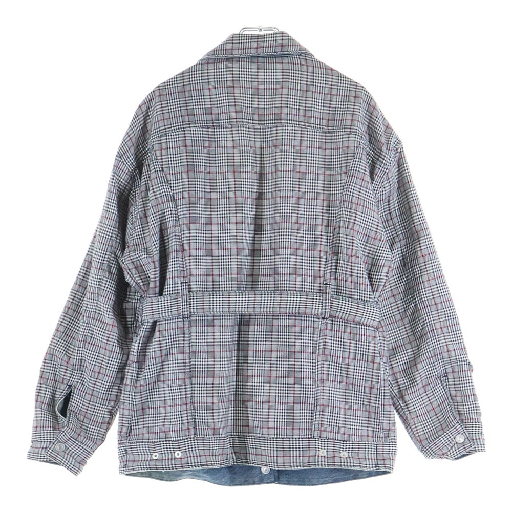 Levi's(リーバイス) リバーシブル チェック デニムジャケット インディゴ 84684-0000