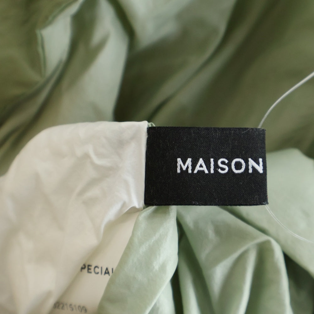 MAISON SPECIAL(メゾンスペシャル ) リバーシブル フーデッドダウンジャケット グリーン 21232215109