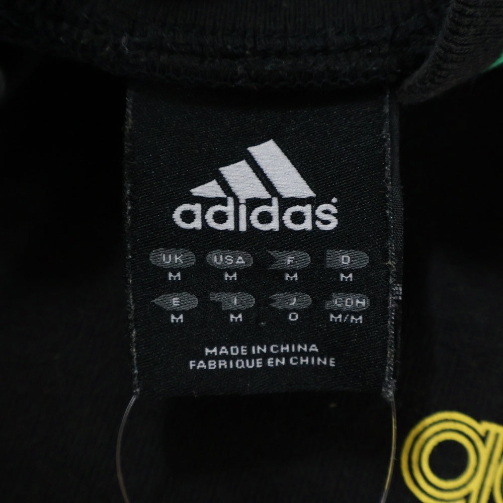 adidas(アディダス) ロゴプリント スウェットスタジアムジャケット スタジャン ブラック JD2017