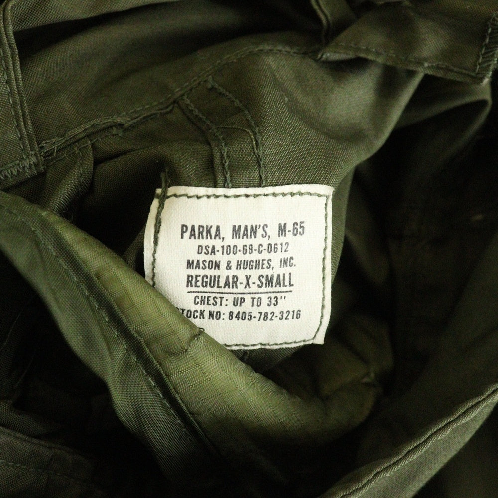 VINTAGE(ヴィンテージ) 60S M-65 キルティングライニング ジップアップモッズコート カーキ 8405-782-3216