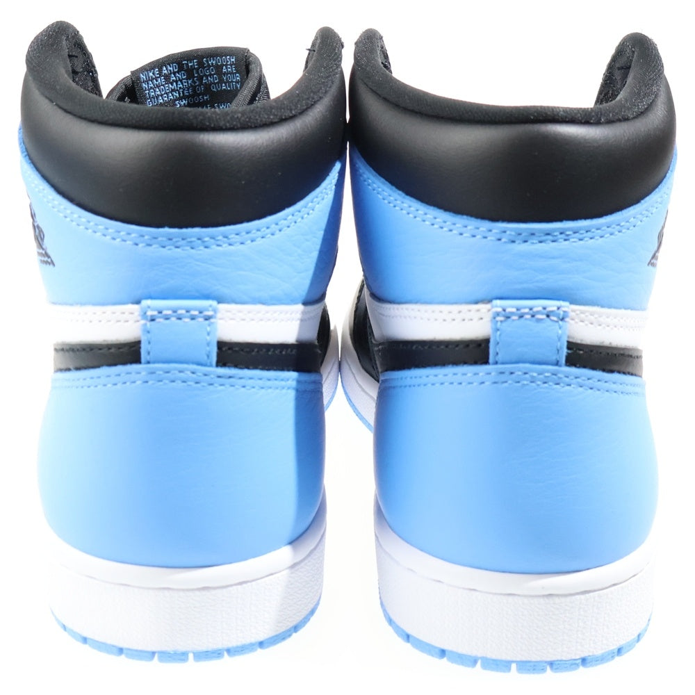 NIKE(ナイキ) AIR JORDAN 1 RETRO HI OG UNIVERSITY BLUE エアジョーダン ユニバーシティブルー ハイカットスニーカー ホワイト/ブルー US8.5/26.5cm DZ5485-400