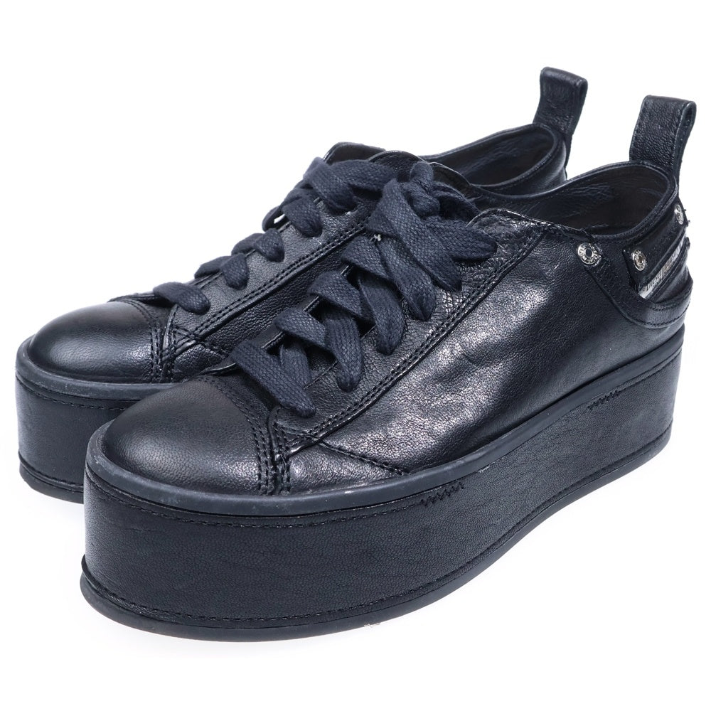 DIESEL(ディーゼル) S-EXPOSURE LC WEDG プラットフォーム ローカットスニーカー レディース US7/24cm ブラック Y01648 P1365 T8013