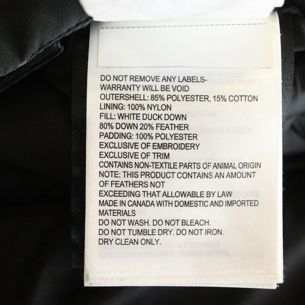 CANADA GOOSE(カナダグース) MACMILLAN PARKA マクミラン フーデッド ダウンジャケット ブラック 3804MA