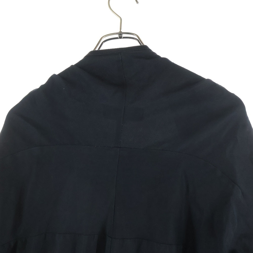 tricot COMME des GARCONS(トリコ コム デ ギャルソン) 14AW AD2014 ネック変形デザイン リネン混 7分袖ワンピース ブラック レディース TN-O005