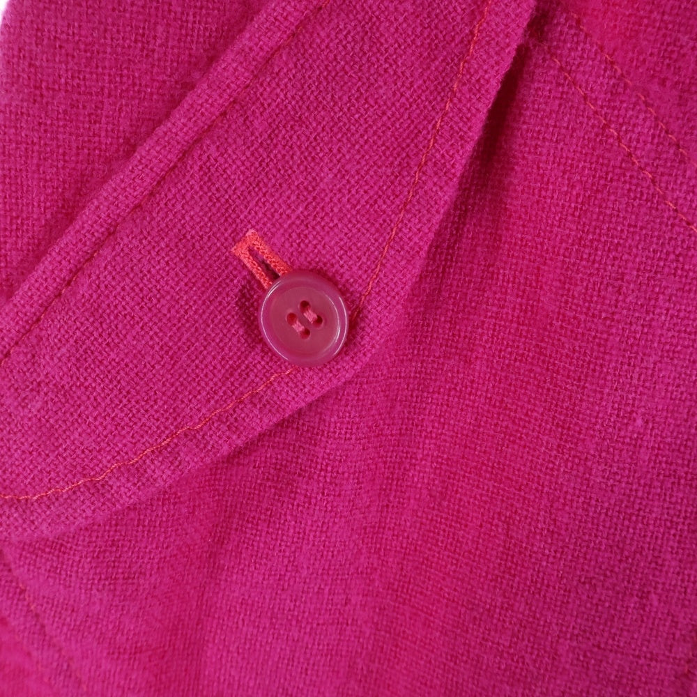 tricot COMME des GARCONS(トリコ コム デ ギャルソン) 07AW AD2007 フリルベルトデザイン ウール 巻きスカート ピンク レディース TT-S039