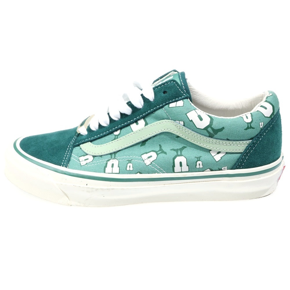 VANS(ヴァンズ) ×UNDEFEATED OG OLD SKOOL アンディフィーテッド オールドスクール ローカットスニーカー グリーン US9.5/27.5cm VN0A4P3X7AF