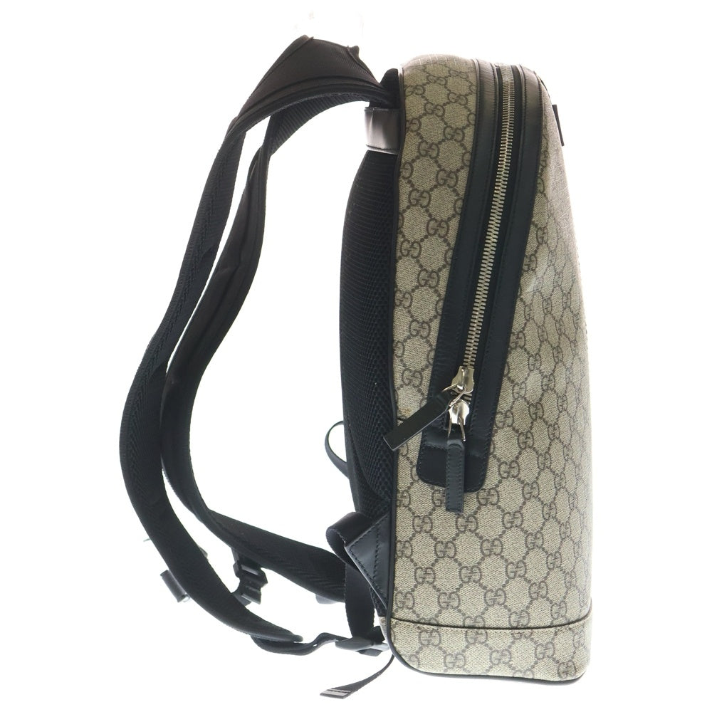 GUCCI(グッチ) ウェブ GGスプリーム シェリーライン レザー バックパック リュックサック ブラウン 443805 レディース