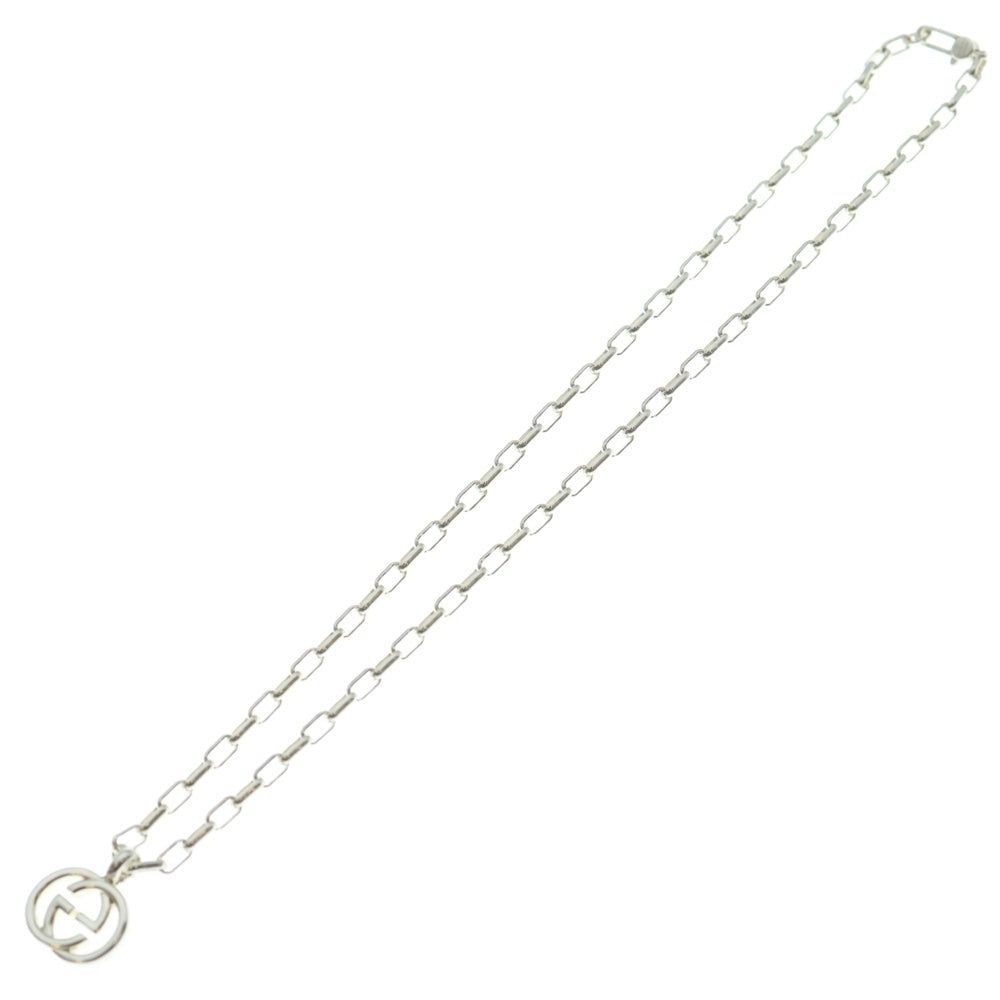 GUCCI(グッチ) インターロッキングG シルバー チェーン ネックレス 295719 レディース