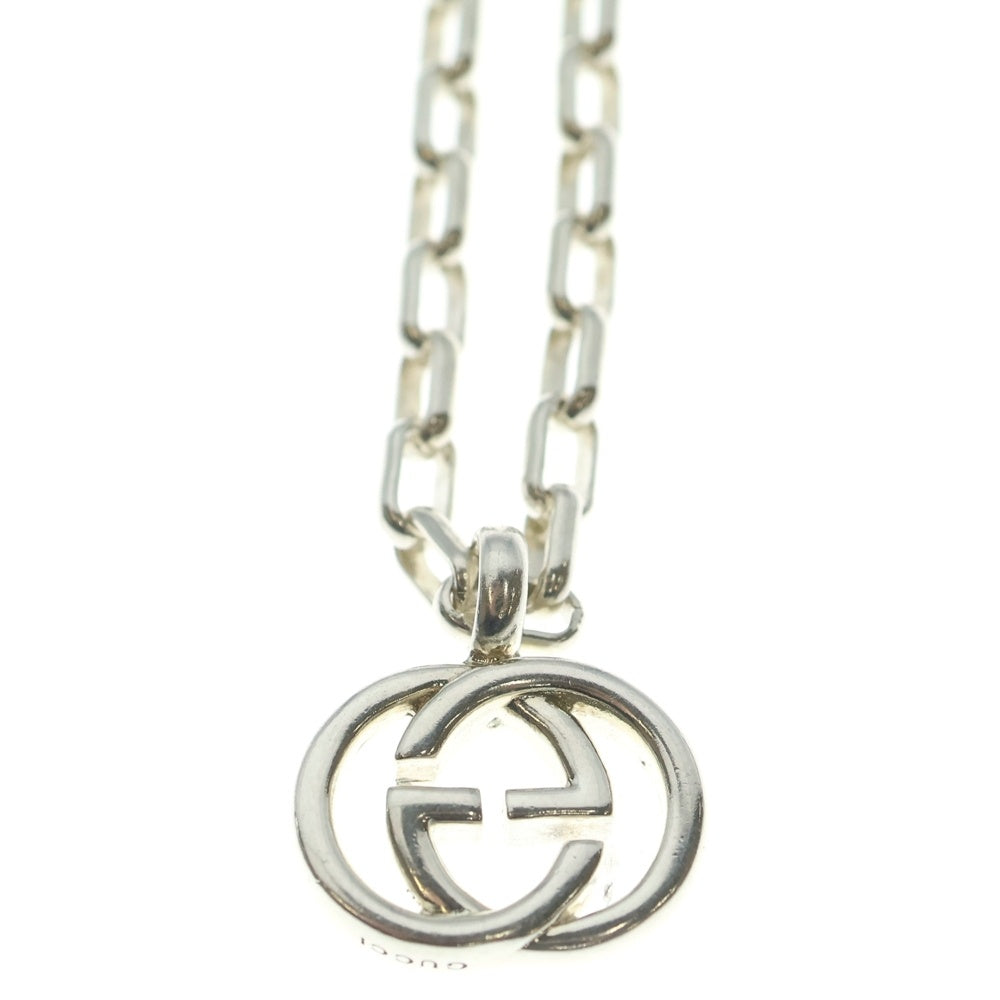 GUCCI(グッチ) インターロッキングG シルバー チェーン ネックレス 295719 レディース
