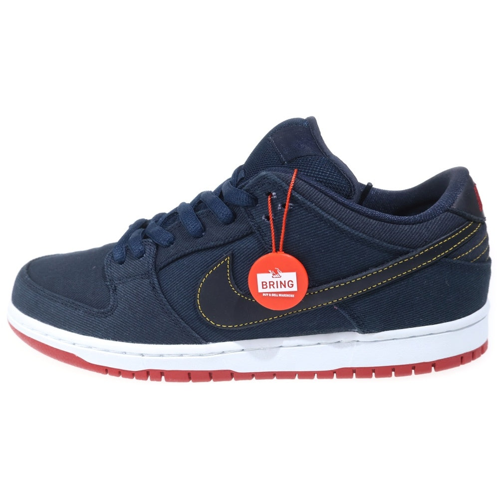 NIKE SB(ナイキエスビー) 【観賞用 2012年製】 ×Levis DUNK LOW BLUE DENIM リーバイス ダンク ブルーデニム ローカットスニーカー インディゴ US10/28cm 573901-447
