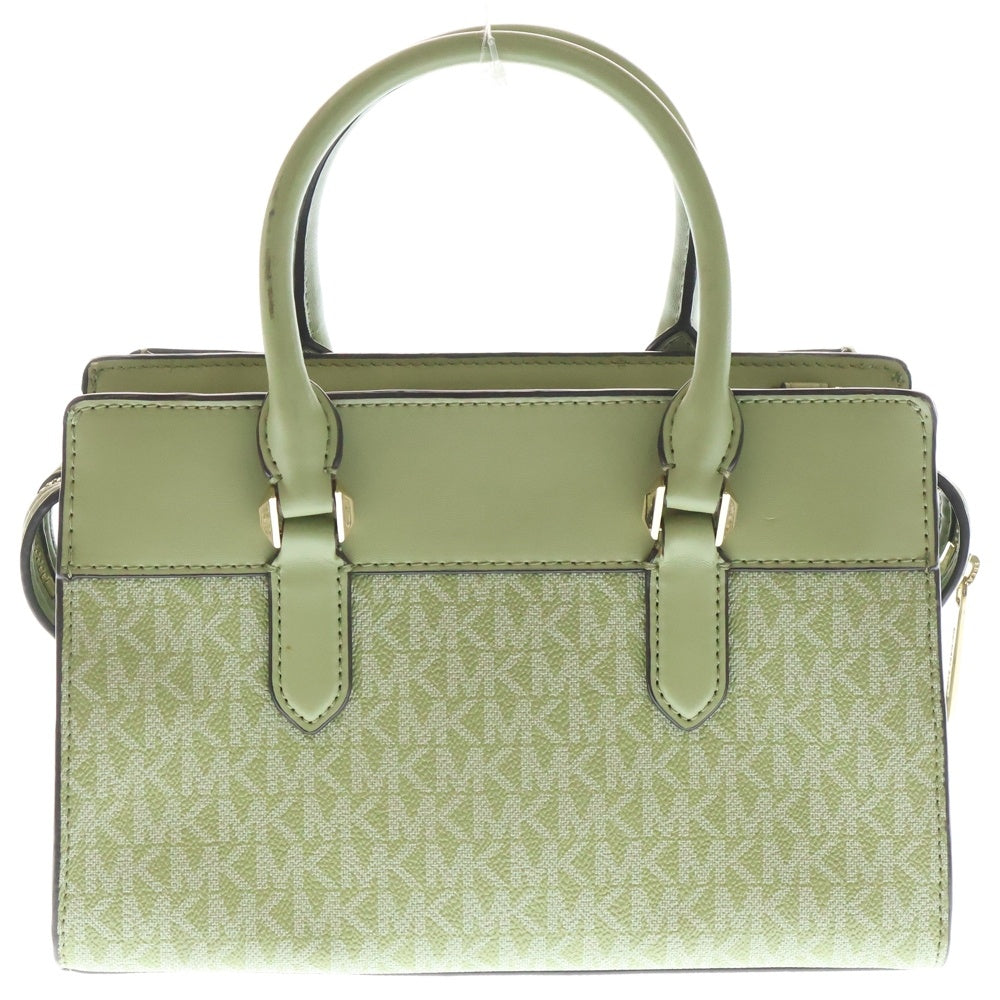 MICHAEL KORS(マイケルコース) サッチェル スモール シグネチャーロゴ 2WAYショルダーバッグ ハンドバッグ グリーン 35H1G9MS2B2733 レディース