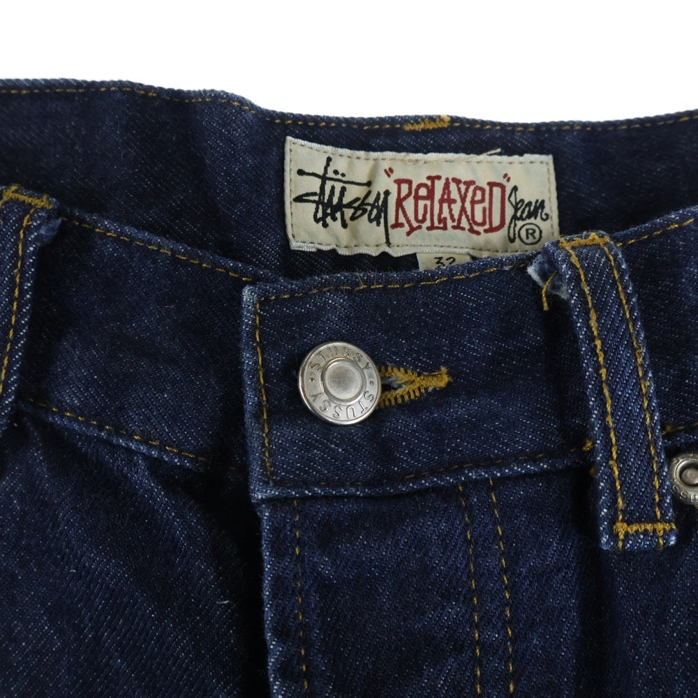 STUSSY(ステューシー) RELAXED JEAN DENIM リラックスフィット デニム ワイドパンツ インディゴ 116671