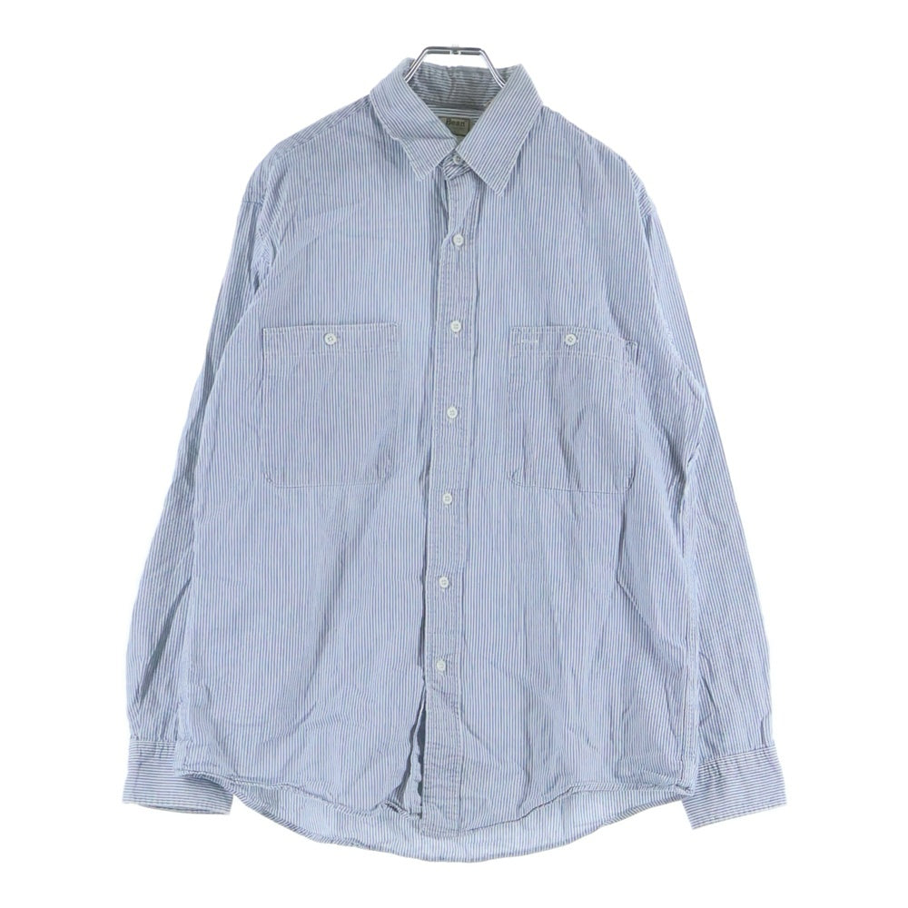 L.L.Bean(エルエルビーン) 80s-90s VINTAGE USA製 ストライプシャツ ブルー/ホワイト