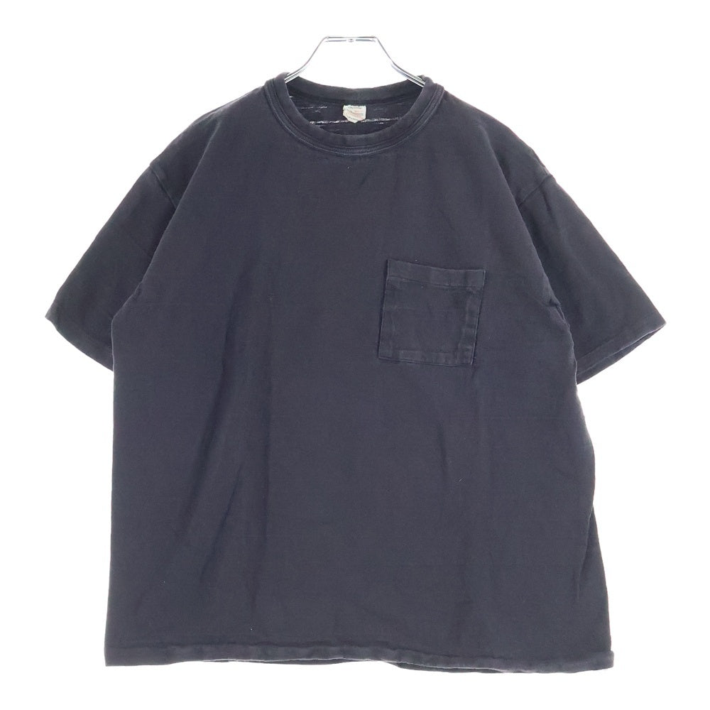 WAREHOUSE(ウェアハウス) 胸ポケットTシャツ 半袖 ブラック