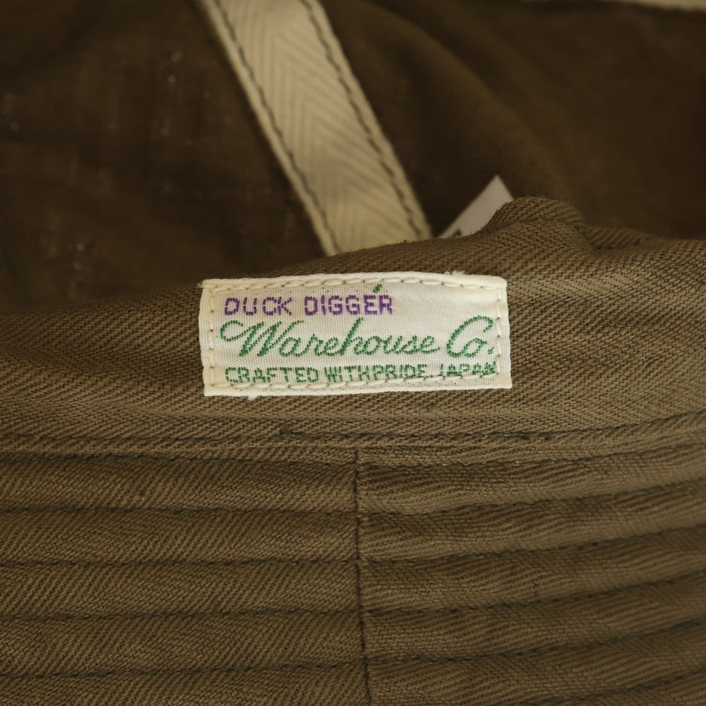 WAREHOUSE(ウェアハウス) DUCK DIGGER ヘリンボーン アーミーハット オリーブ