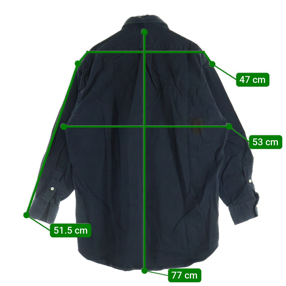 RALPH LAUREN(ラルフローレン) 90s VINTAGE BLAIRE コットンシャツ ブラック