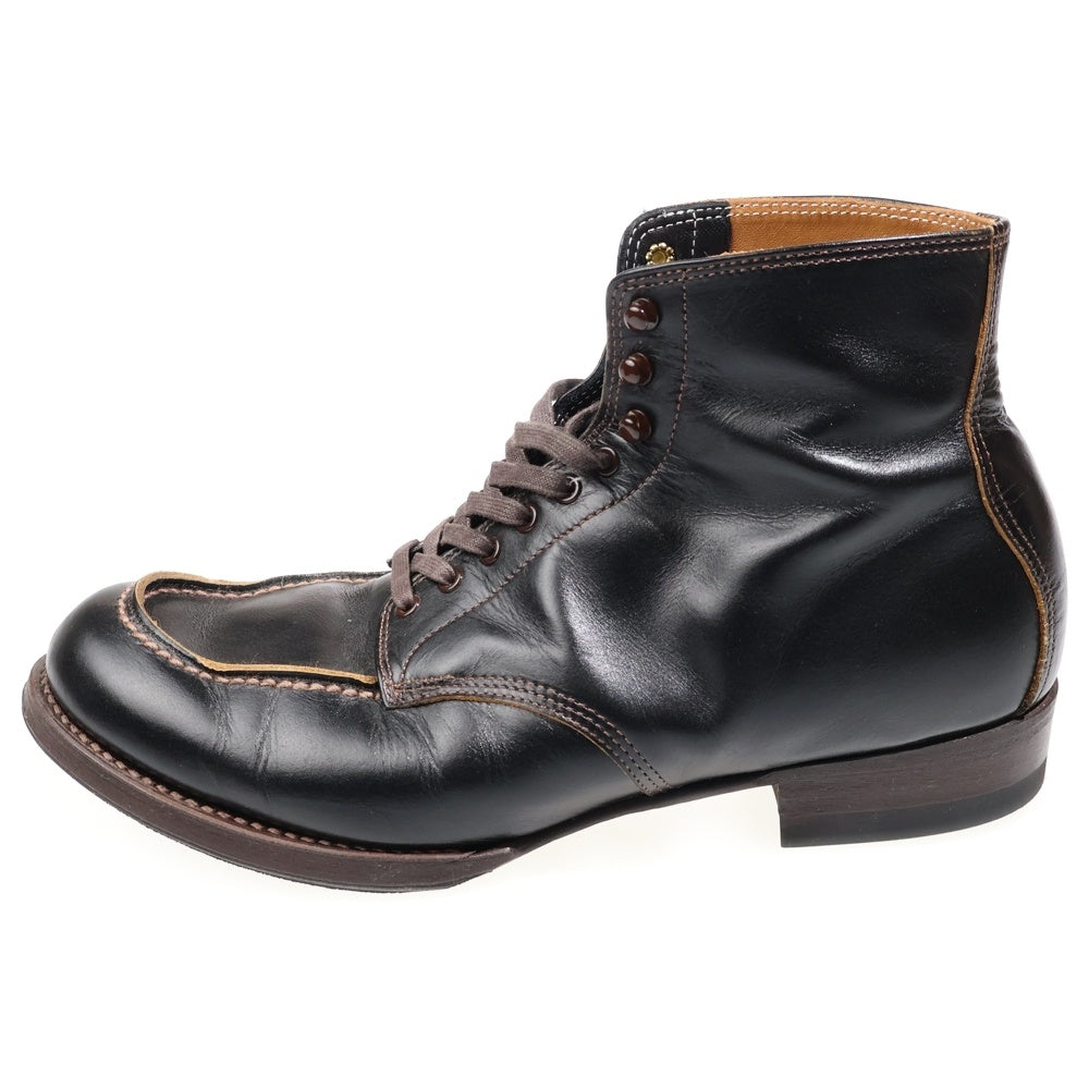 NO BRAND(ノーブランド) THE 2 MONKEYS / ザツーモンキーズ SPORTIF スポルティフ レースアップブーツ ブラック