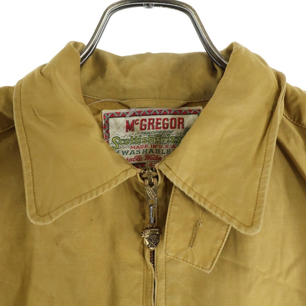 McGREGOR(マクレガー) 50s VINTAGE SCOTTISH スコティッシュ スイングトップ スポーツジャケット イエロー