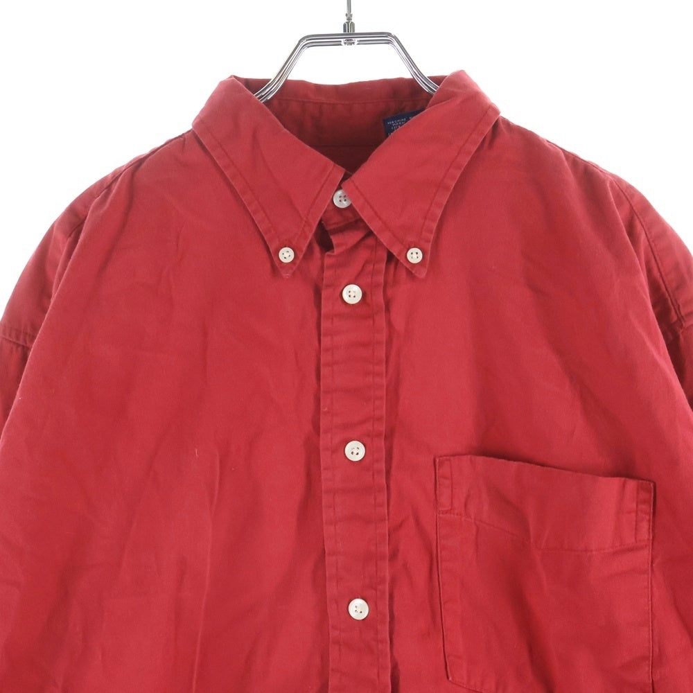 GAP(ギャップ) 90s VINTAGE 紺タグ ボタンダウンシャツ レッド