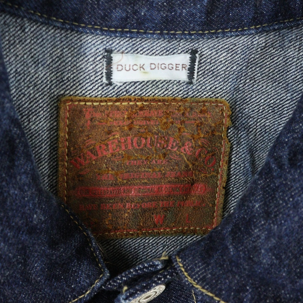 WAREHOUSE(ウェアハウス) DUCK DIGGER DD-2001 1stモデル デニムジャケット インディゴ
