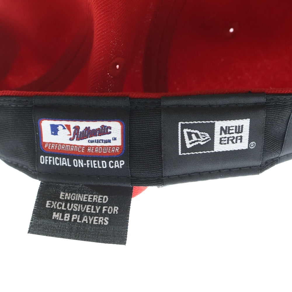 NEW ERA(ニューエラ) ロサンゼルス エンゼルス 6パネル ベースボールキャップ 帽子 レッド/ブルー
