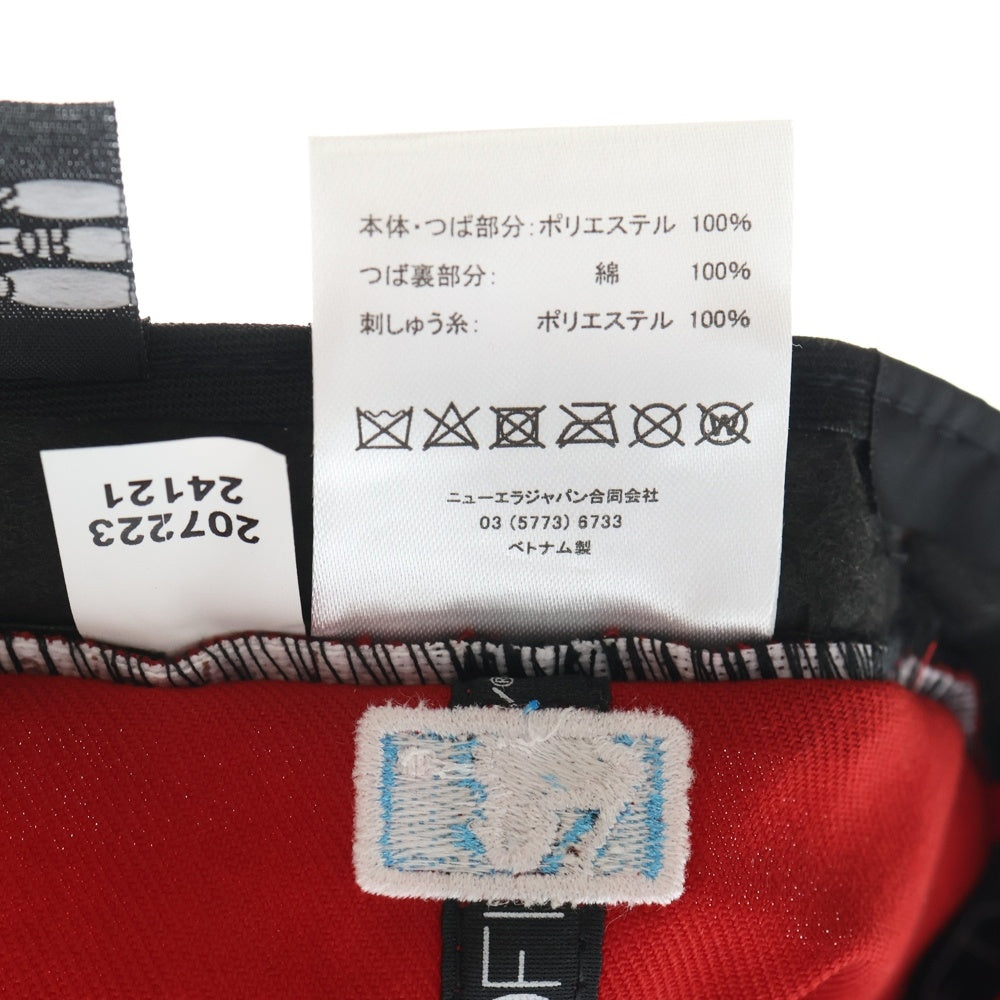 NEW ERA(ニューエラ) ロサンゼルス エンゼルス 6パネル ベースボールキャップ 帽子 レッド/ブルー