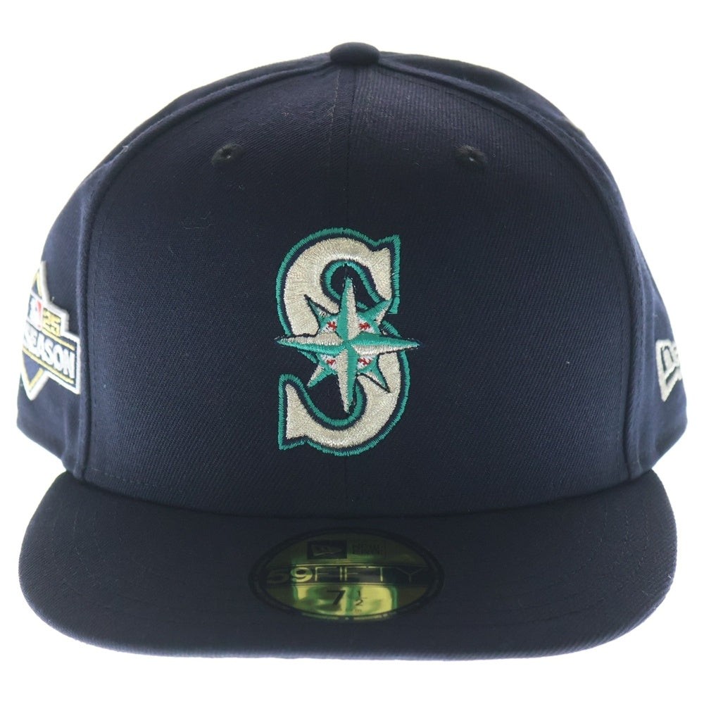 NEW ERA(ニューエラ) シアトルマリナーズ 6パネル ベースボールキャップ 帽子 ネイビー