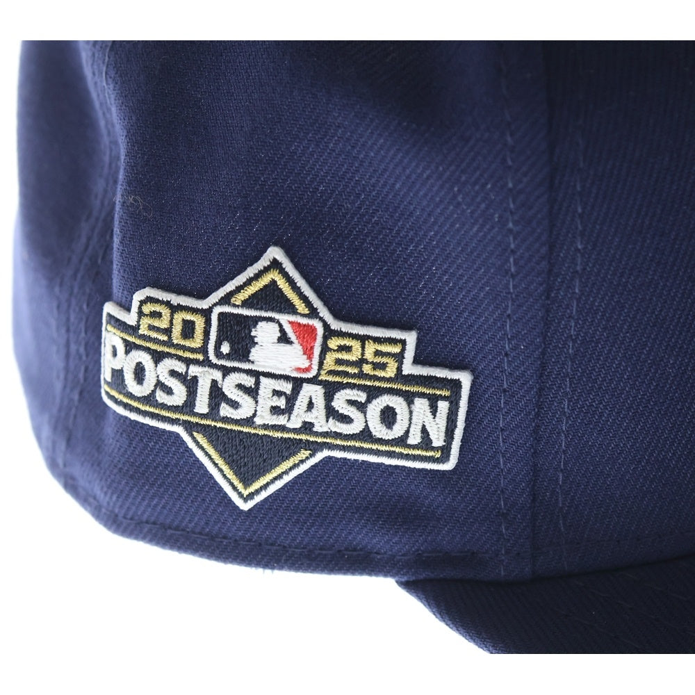 NEW ERA(ニューエラ) オンフィールド ミルウォーキー ブリュワーズ 6パネル ベースボールキャップ 帽子 ネイビー