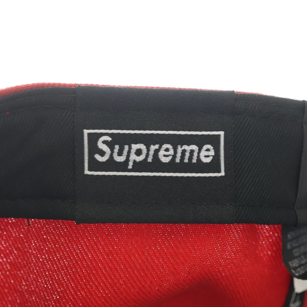 SUPREME(シュプリーム) 24AW ×NEW ERA Grinch Box Logo ニューエラ グリンチ ボックスロゴ 6パネル ベースボールキャップ 帽子 レッド