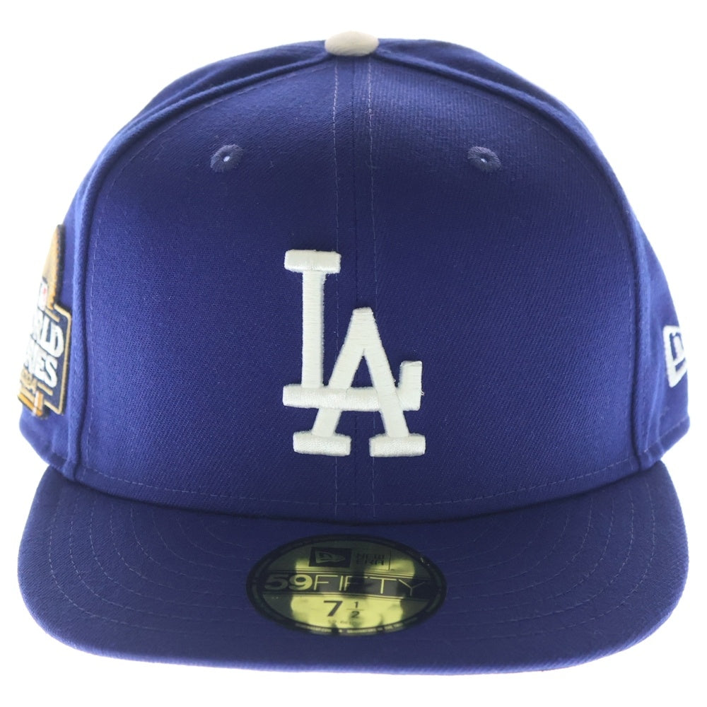 NEW ERA(ニューエラ) ロサンゼルス ドジャース 6パネル ベースボールキャップ 帽子 ブルー