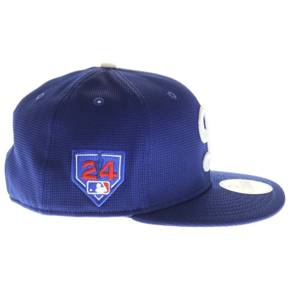 NEW ERA(ニューエラ) ロサンゼルス ドジャース Dロゴ 6パネル ベースボールキャップ 帽子 ブルー