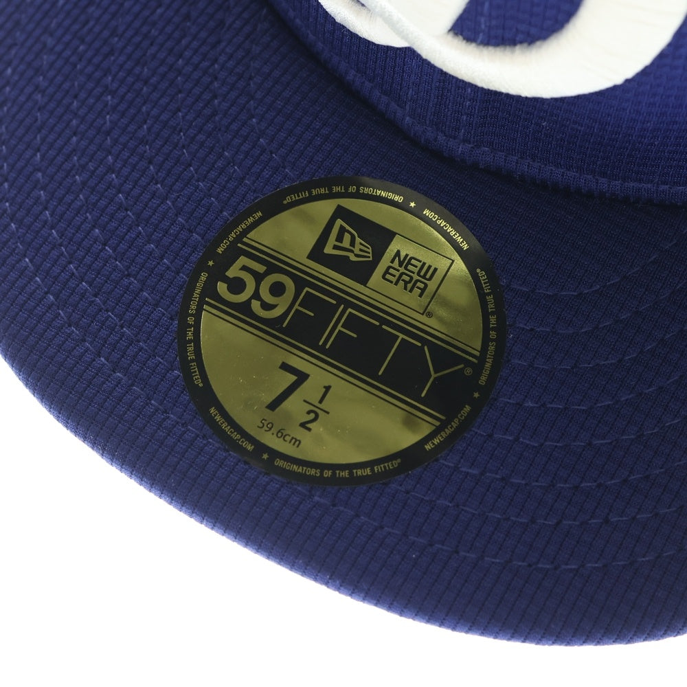 NEW ERA(ニューエラ) ロサンゼルス ドジャース Dロゴ 6パネル ベースボールキャップ 帽子 ブルー