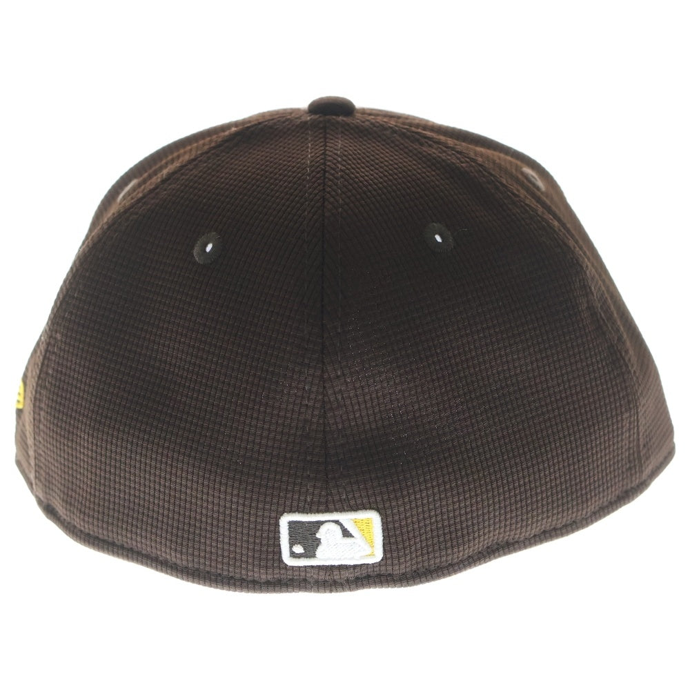 NEW ERA(ニューエラ) サンディエゴ パドレス 6パネル ベースボールキャップ 帽子 ブラウン