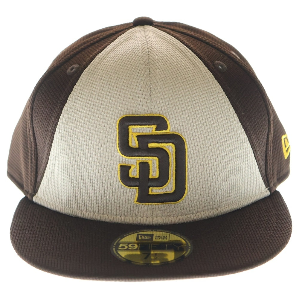 NEW ERA(ニューエラ) サンディエゴ パドレス 6パネル ベースボールキャップ 帽子 ブラウン