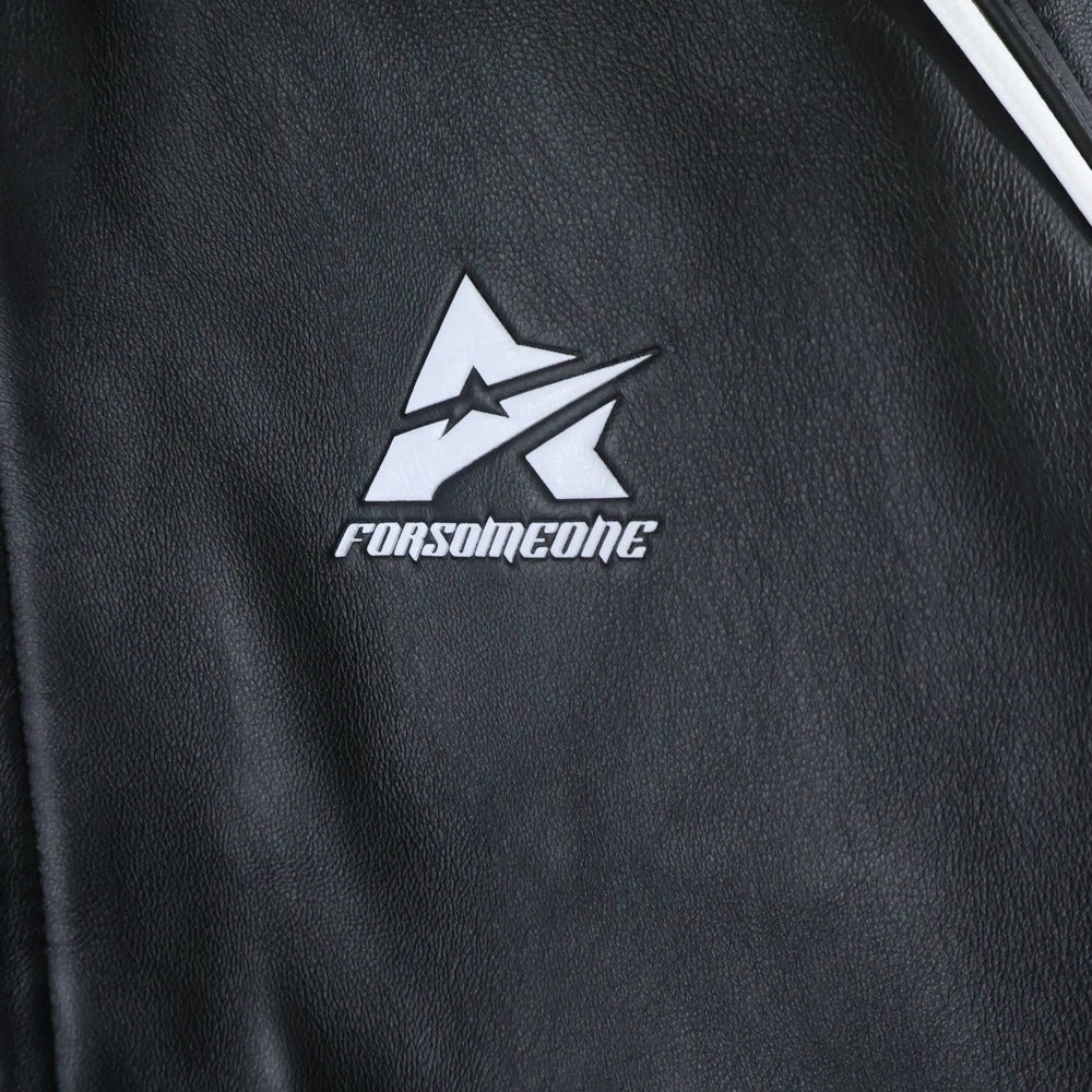 AVIREX(アヴィレックス) バックロゴ シングルライダース レザージャケット ブラック 783-4250013