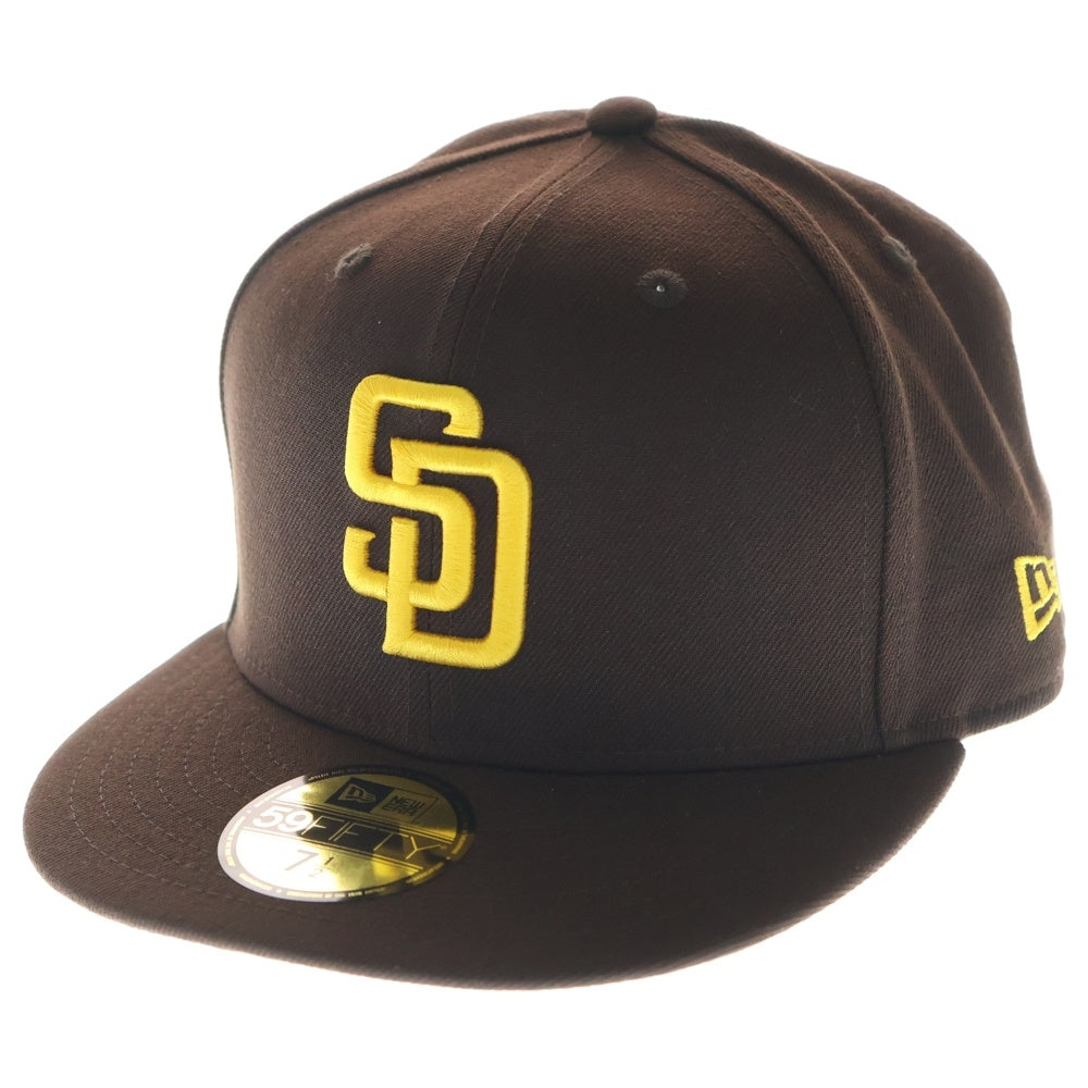 NEW ERA(ニューエラ) サンディエゴ パドレス 6パネル ベースボールキャップ 帽子 ブラウン