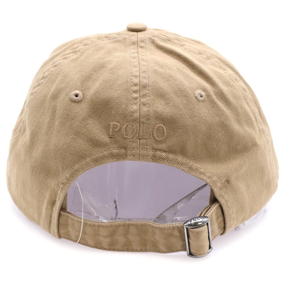 POLO RALPH LAUREN(ポロラルフローレン) ガーメントダイド ツイル ボール キャップ 帽子 ブラウン MAPOHGS0J422321