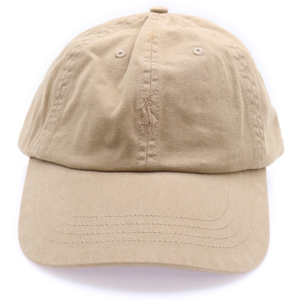 POLO RALPH LAUREN(ポロラルフローレン) ガーメントダイド ツイル ボール キャップ 帽子 ブラウン MAPOHGS0J422321