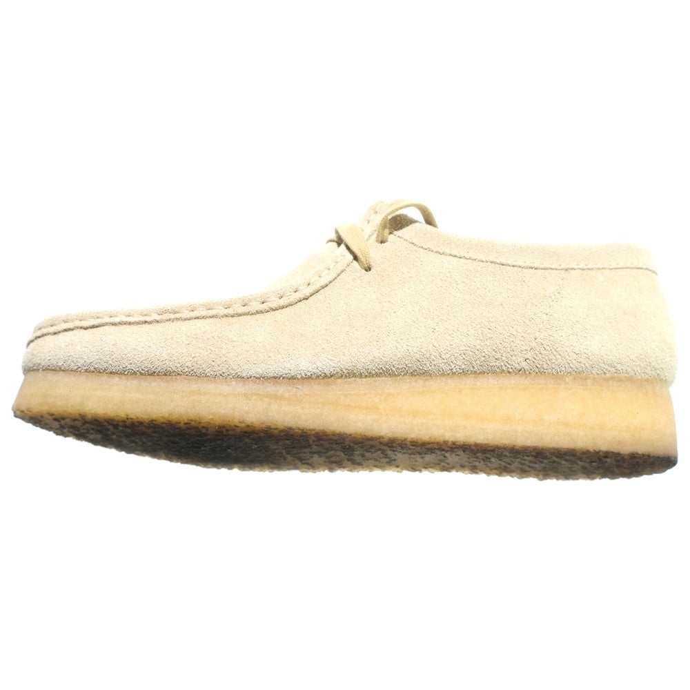Clarks(クラークス) WALLABEE ワラビー スウェードモカシンシューズ レディース ベージュ 261555157060