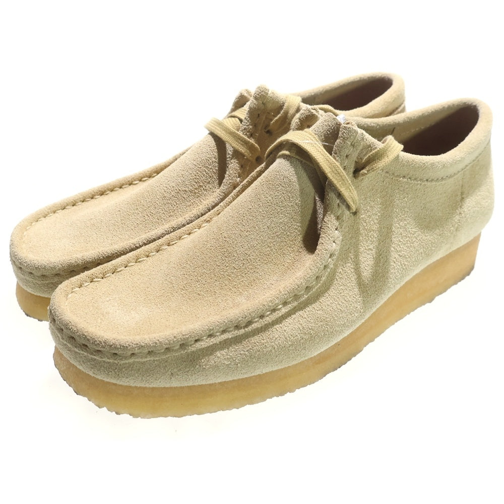 Clarks(クラークス) WALLABEE ワラビー スウェードモカシンシューズ レディース ベージュ 261555157060