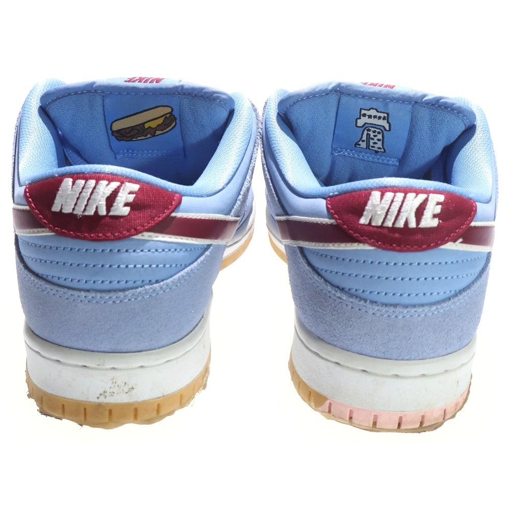 NIKE SB(ナイキエスビー) DUNK LOW PRO PHILADELPHIA PHILLIES ダンクロー プロ フィラデルフィア フィリーズ ローカットスニーカー ブルー US9.5/27.5cm DQ4040-400