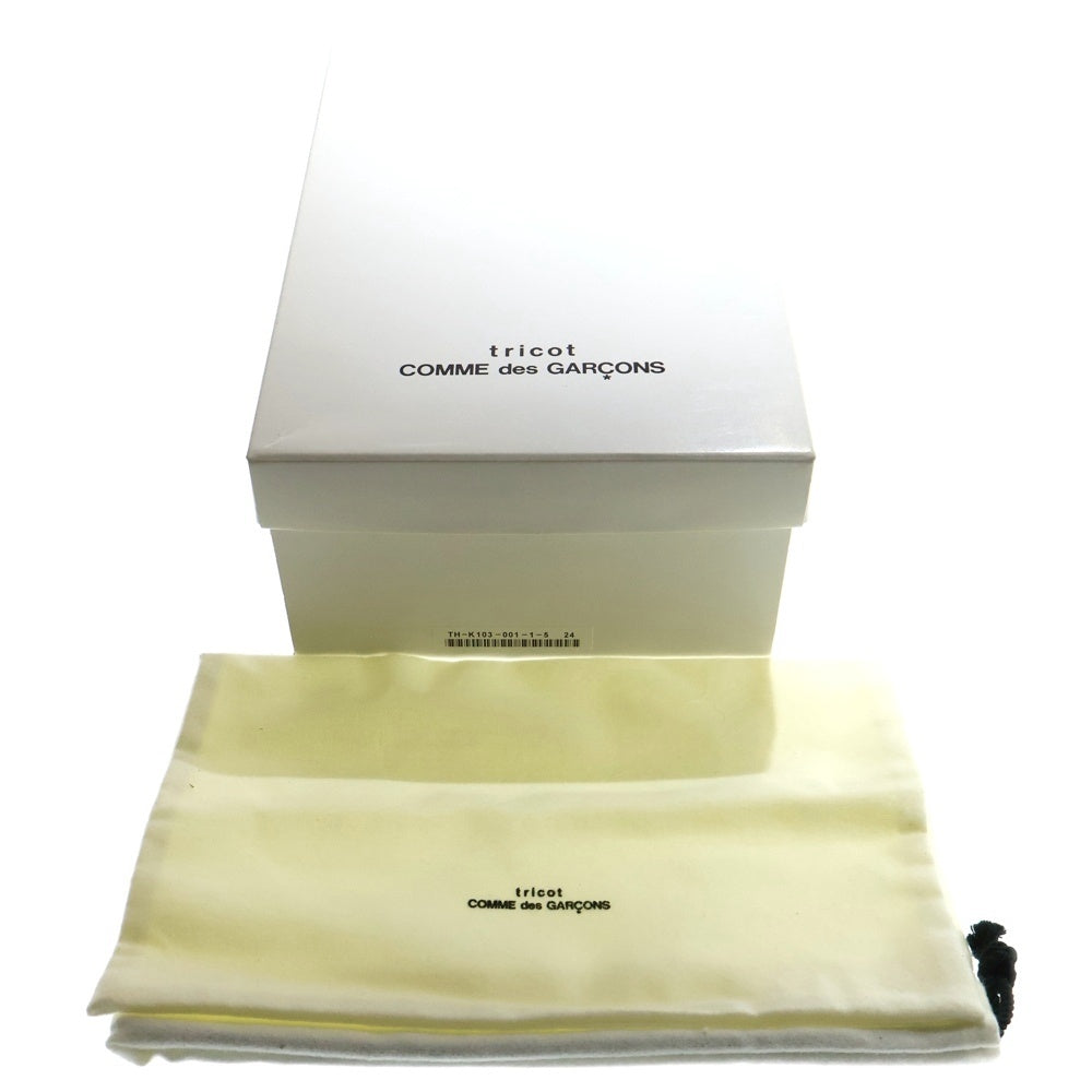 tricot COMME des GARCONS(トリコ コム デ ギャルソン) レザーコインローファー ローカットシューズ レディース ブラック TH-K103