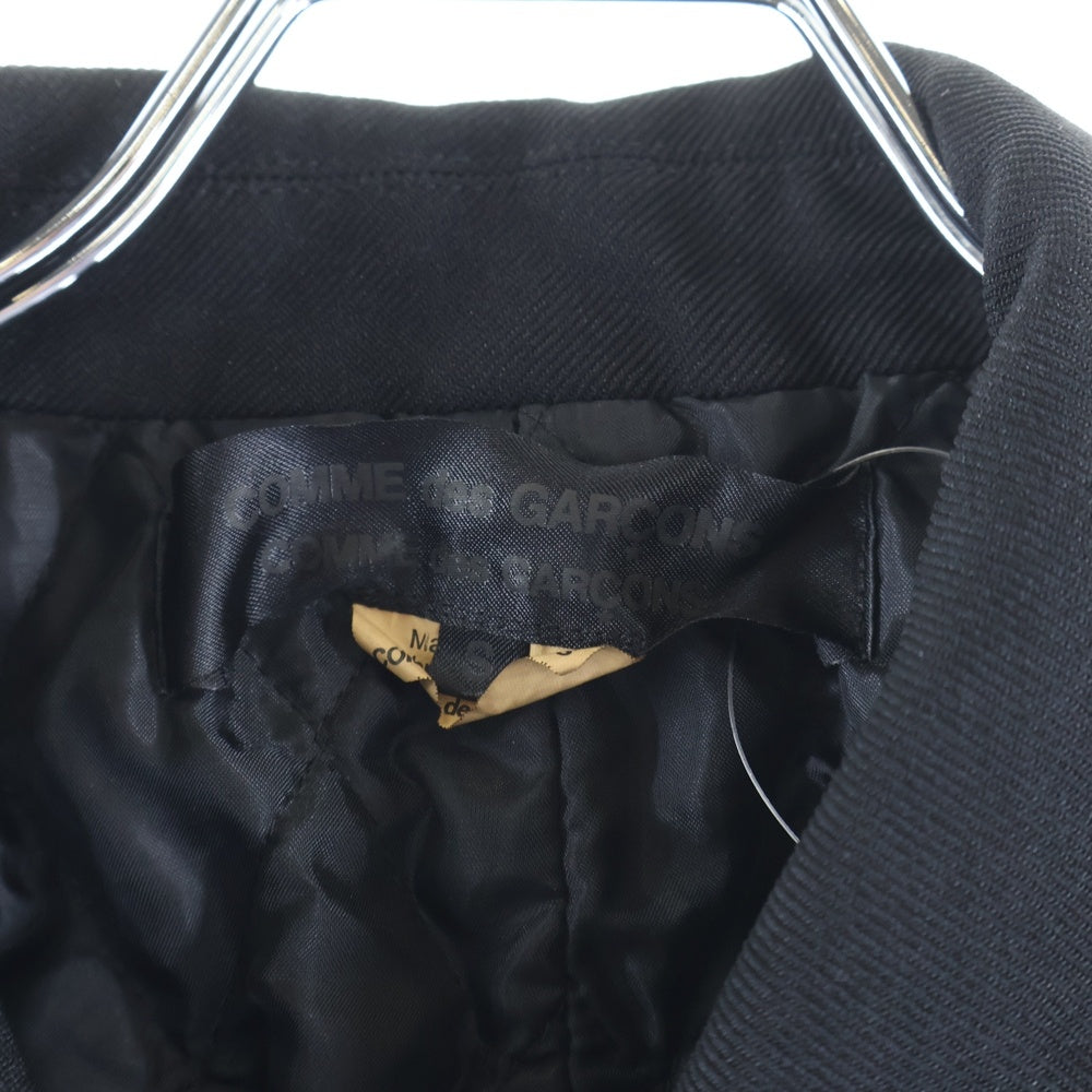 COMME des GARCONS COMME des GARCONS(コムデギャルソンコムデギャルソン) 23AW AD2023 キルティングライニング 中綿ロングコート ブラック RL-C008